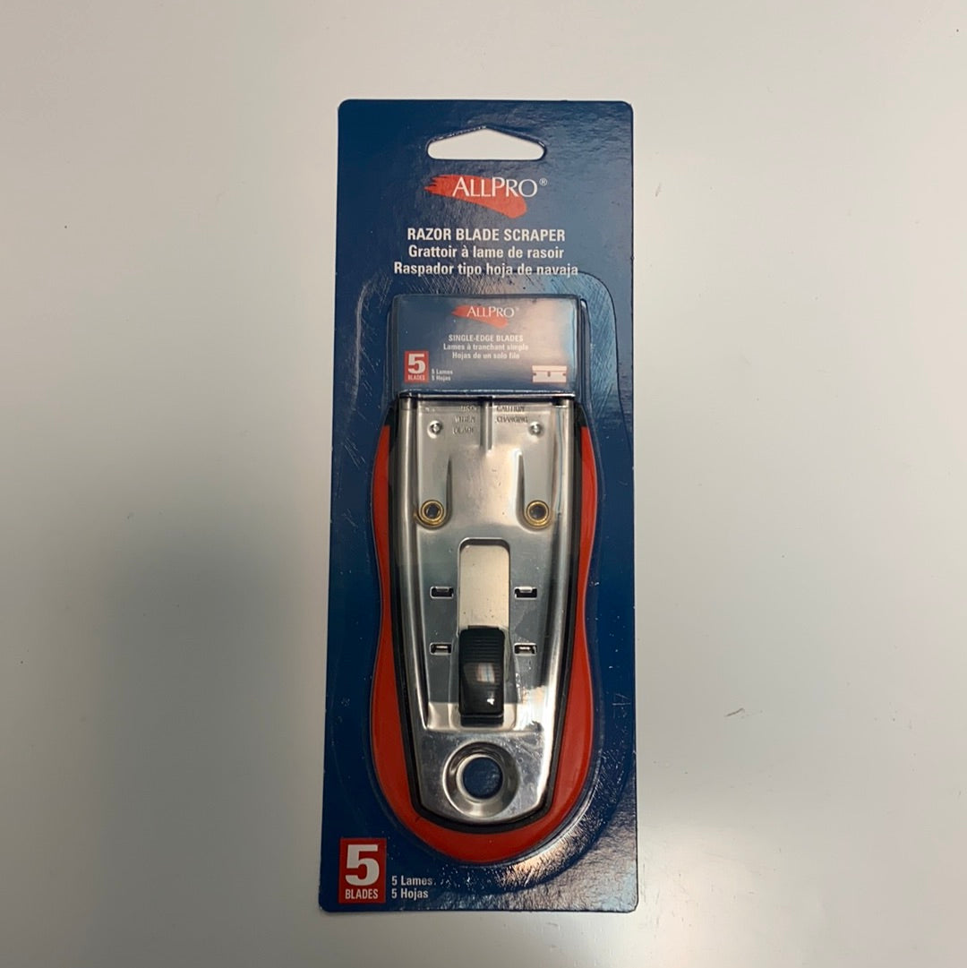 Deluxe Razor Blade Scraper w/5 pack blades