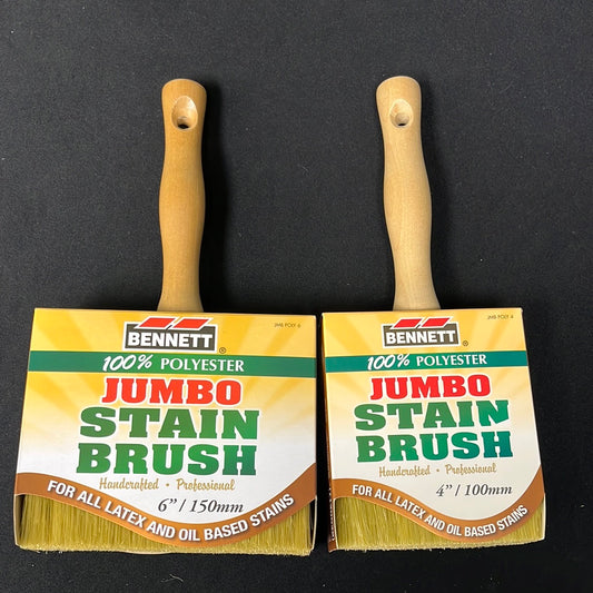 Bennet Jumbo Exterior Block Stain Brushes
