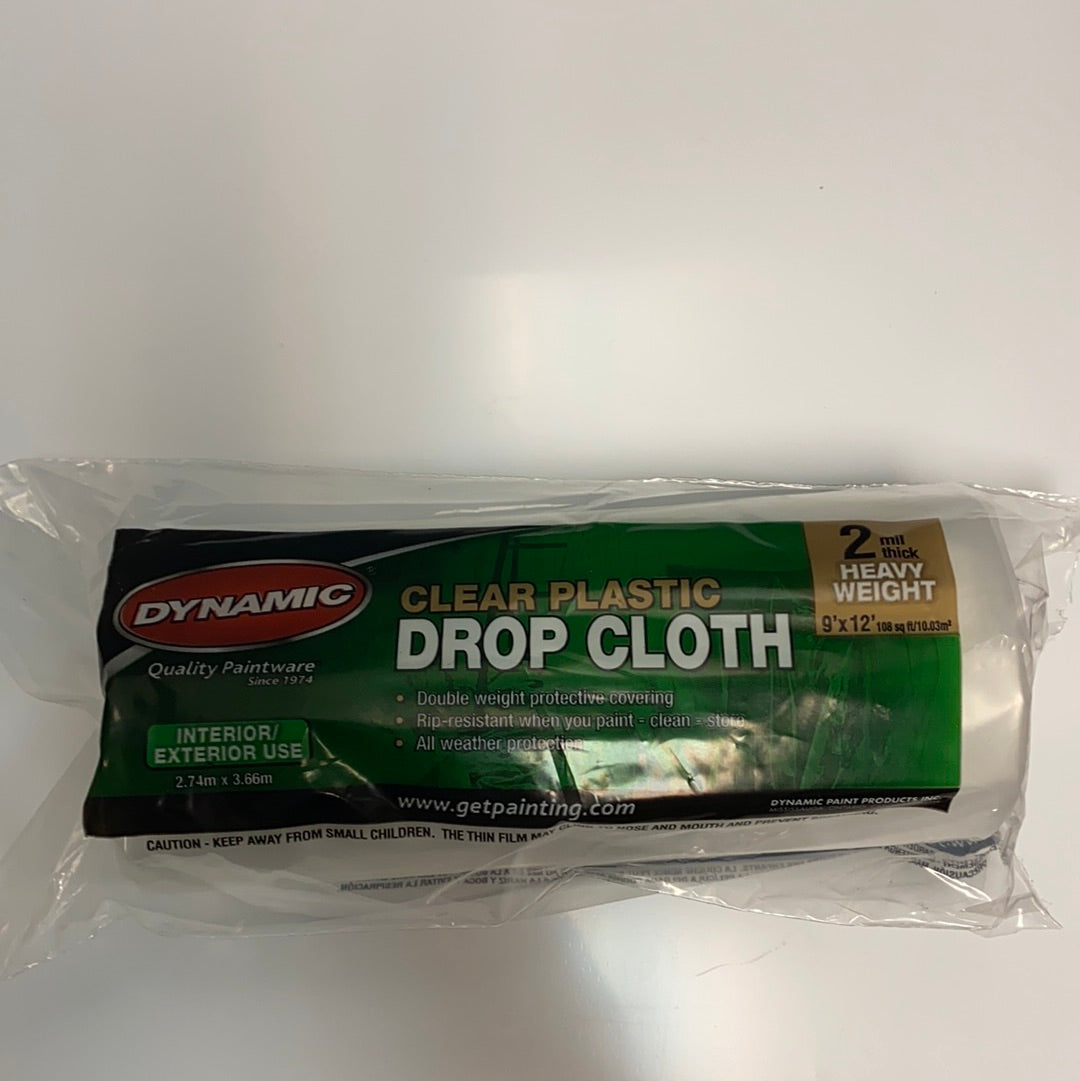Dynamic 9' x 12' Plastic Drop Sheets